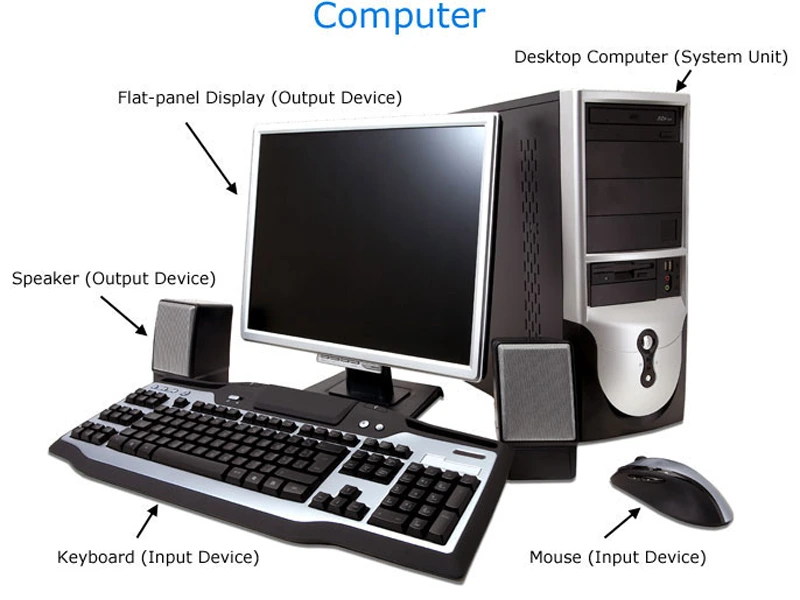 بخش های مختلف کامپیوتر رومیزی